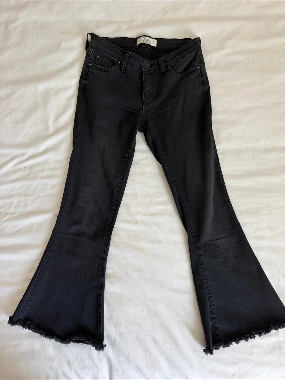 Free People Denim Capri